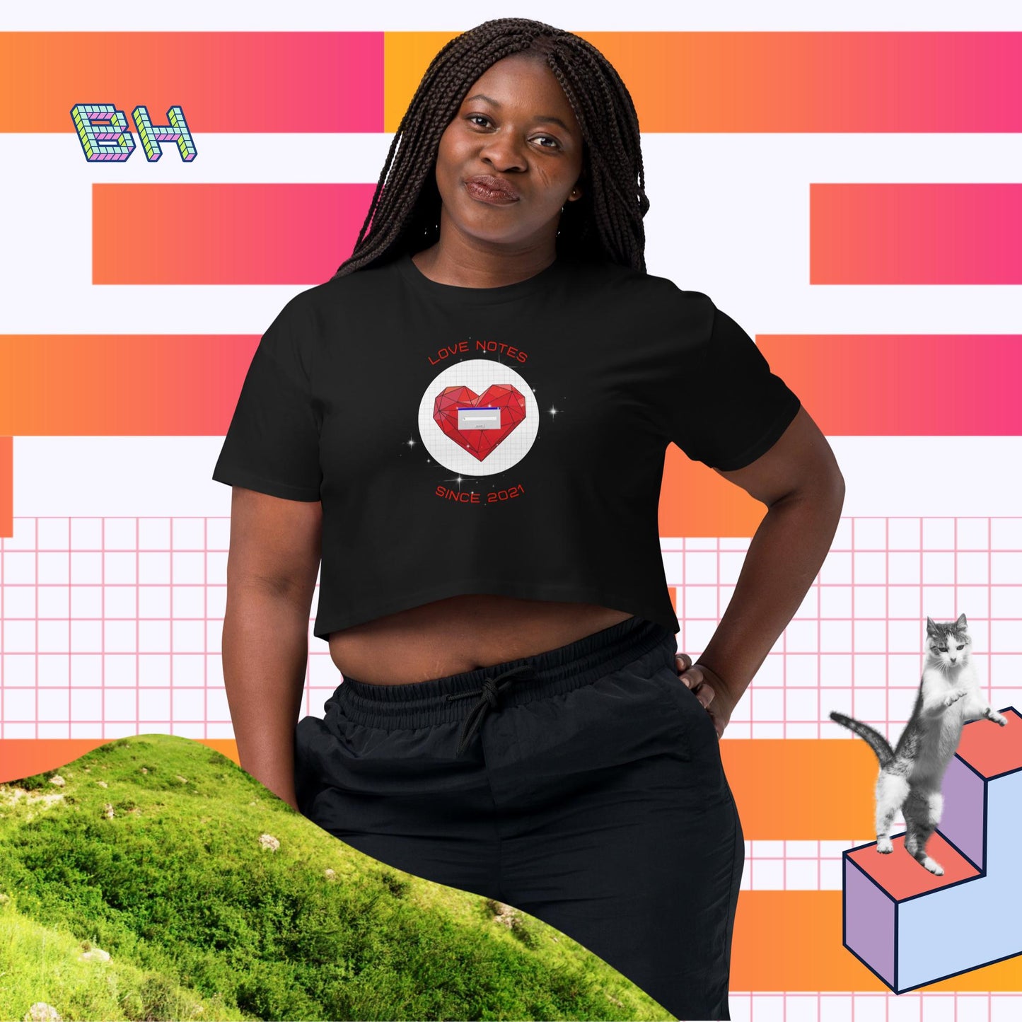 Love Notes Crop Top