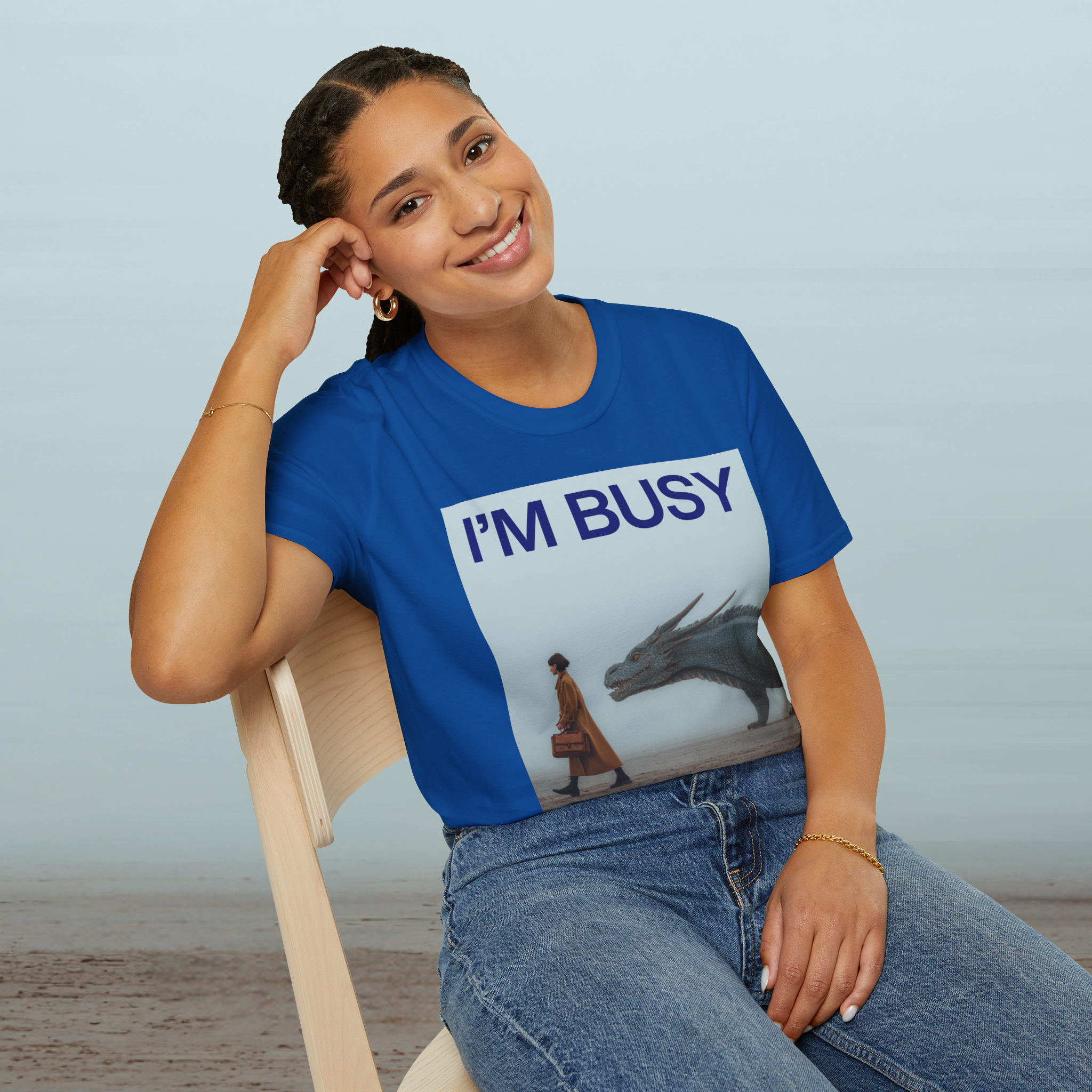 I'm Busy Taking My Dragon to Work T-Shirt