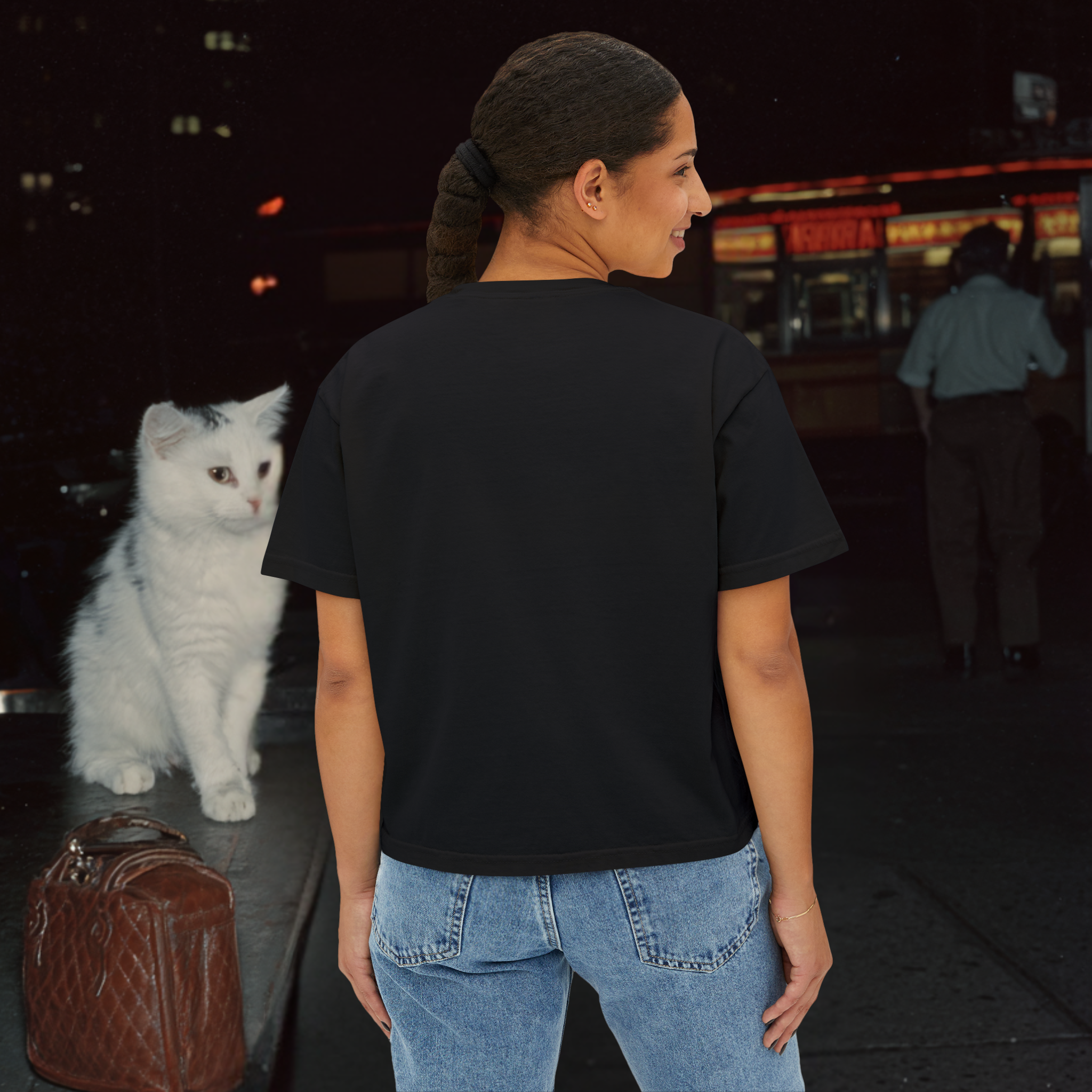 I'm Busy Original Women's Boxy Tee