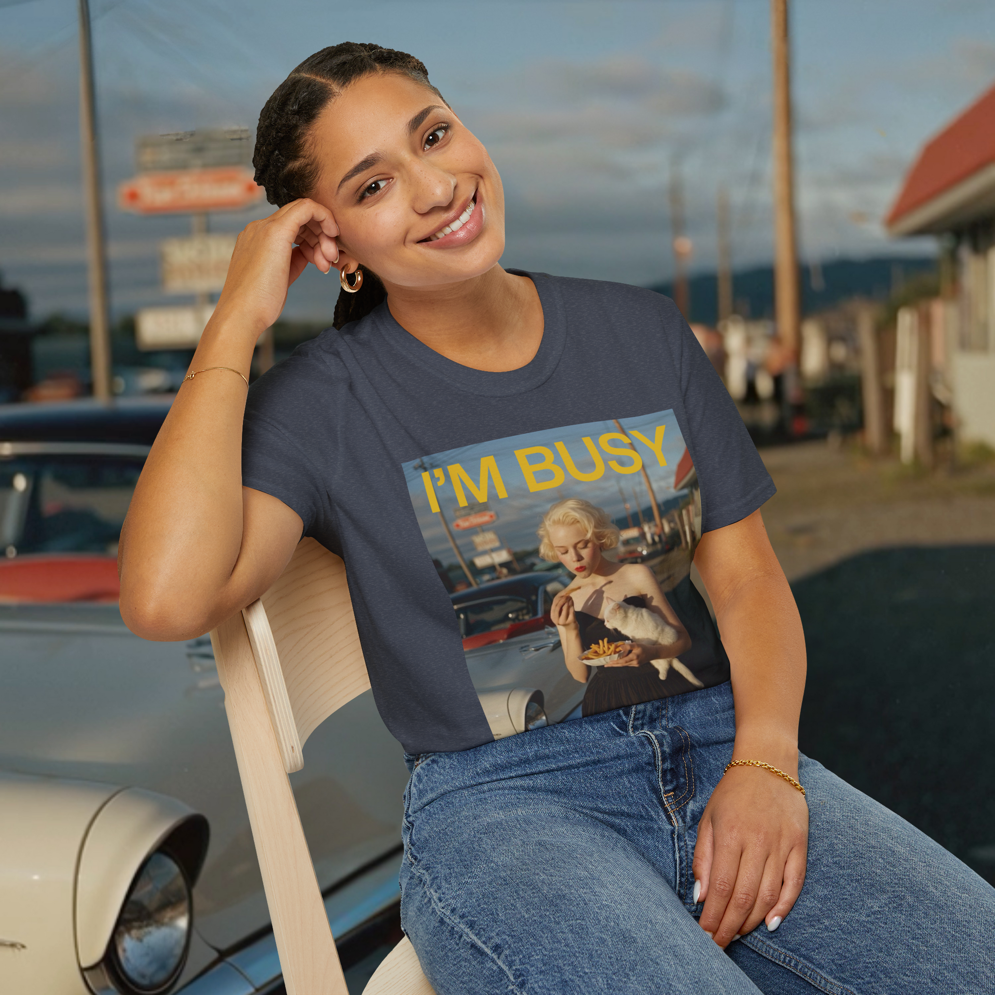 I'm Busy Eating French Fries T-Shirt