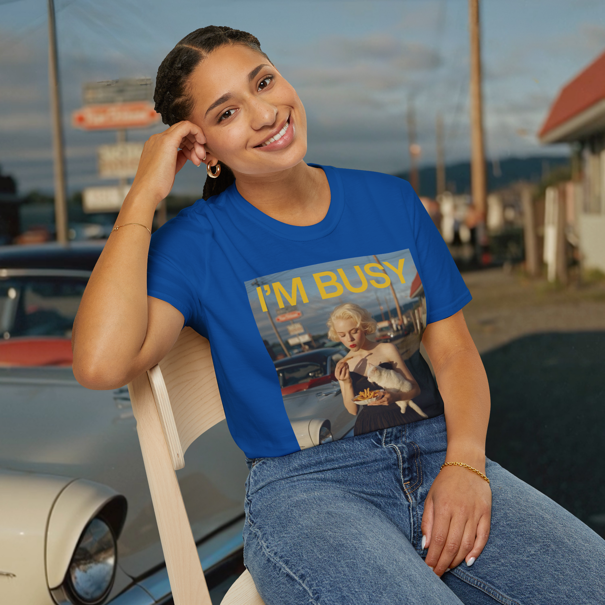 I'm Busy Eating French Fries T-Shirt